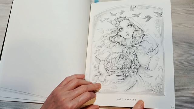 Обзор раскраски о которой давно мечтала Wildflower folk Christine Karron смотреть онлайн