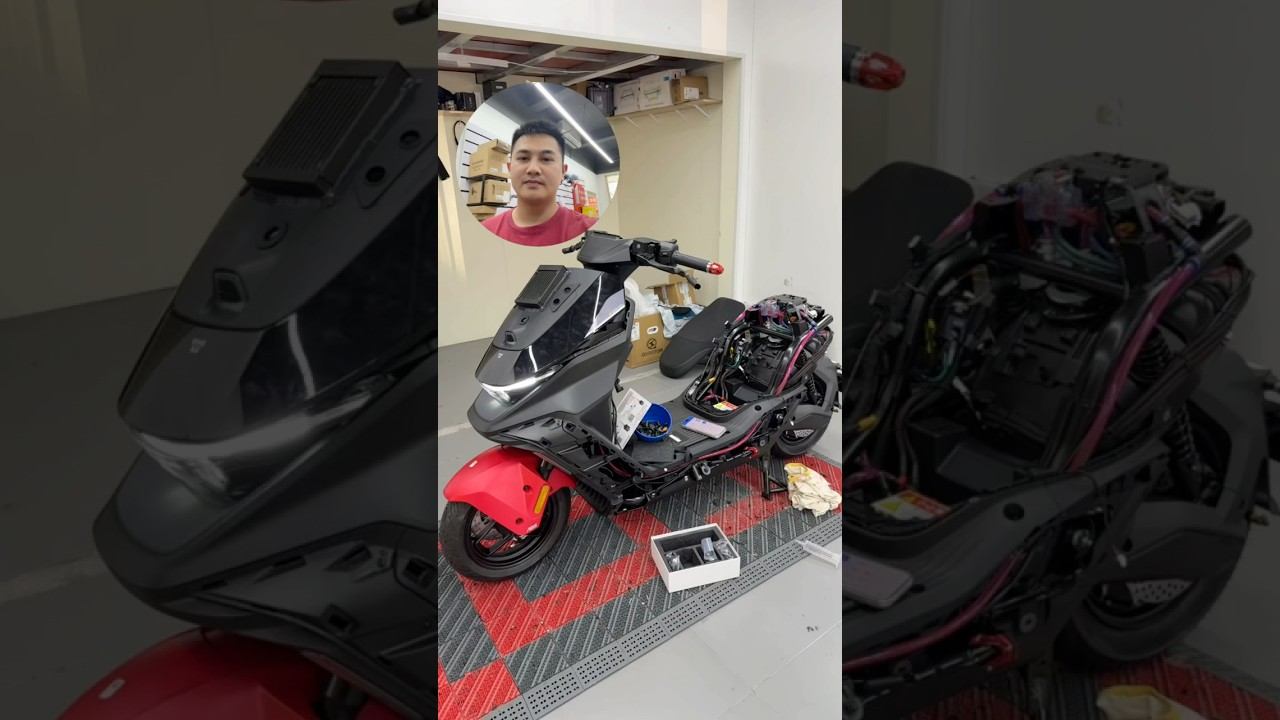 2025 Собираем мощную сборку из электроскутера Ninebot M5 100 #ninebot #m5100 смотреть онлайн