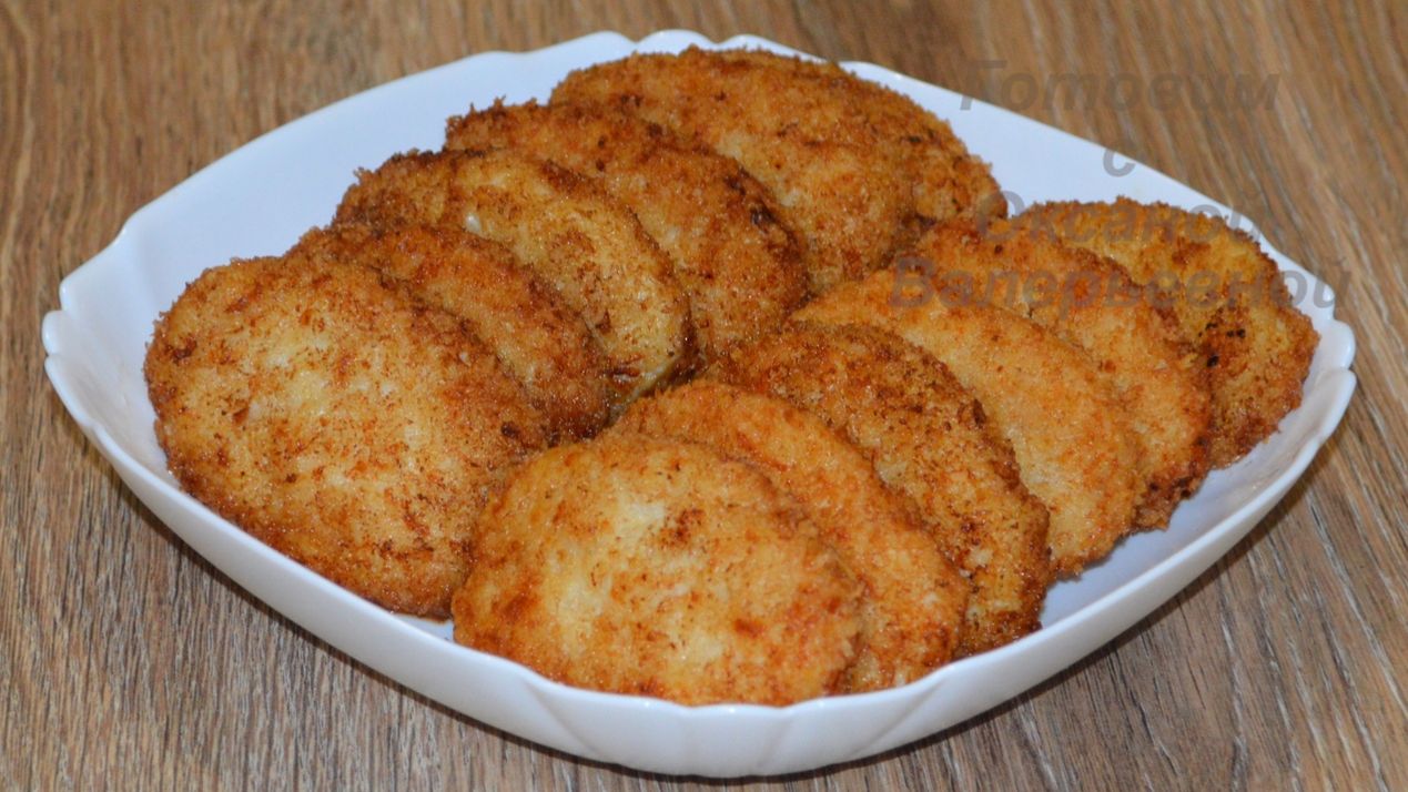 Куриные котлеты с сыром на сливочном масле. Котлеты из куриного филе. Готовим с Оксаной Валерьевной.