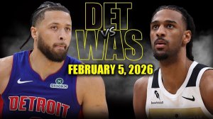 06.02.2026 | ОБЗОР МАТЧА | Детройт Пистонс - Вашингтон Уизардс | Highlights