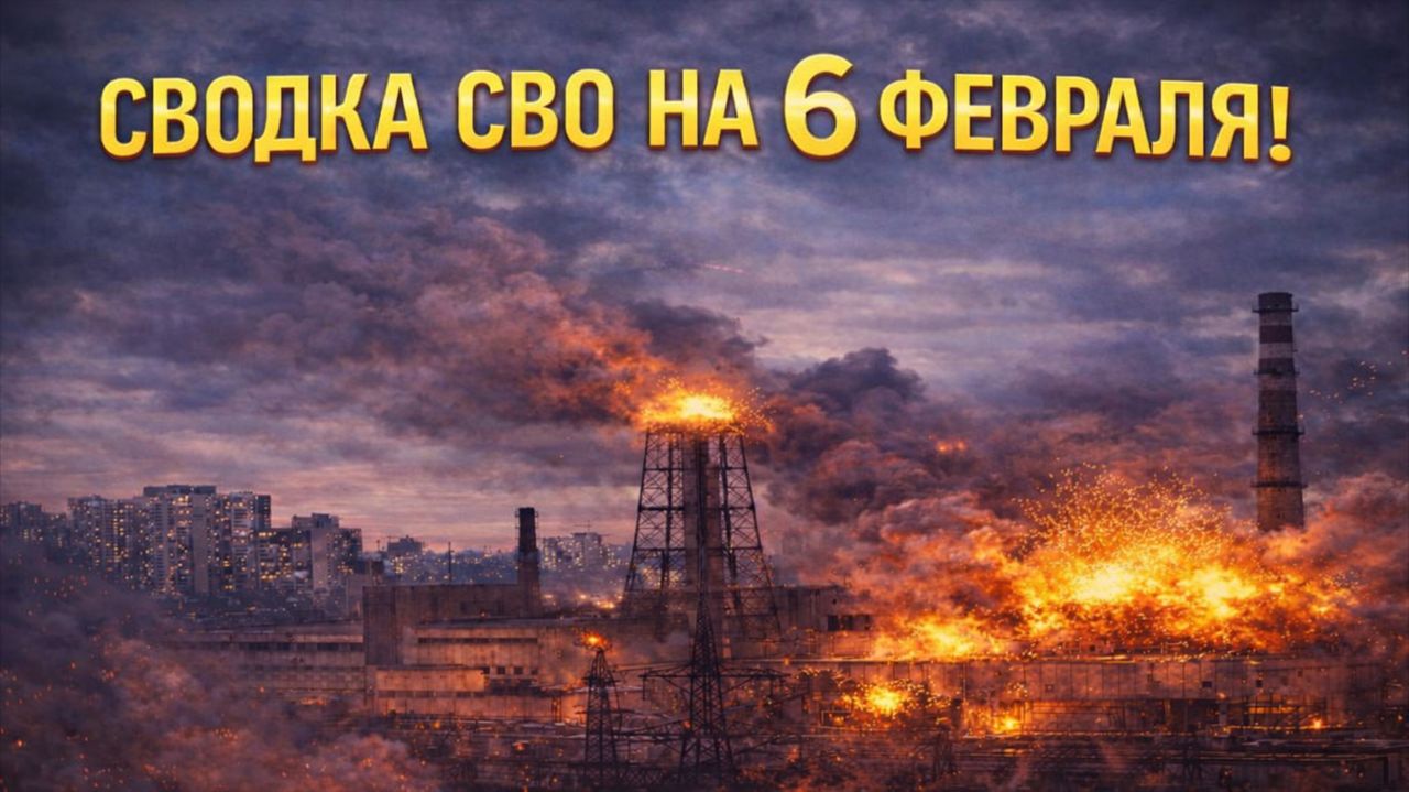 Сводка СВО на 6 Февраля. Новости СВО. СВО на Украине. Новости сегодня 06.02.2026 смотреть онлайн