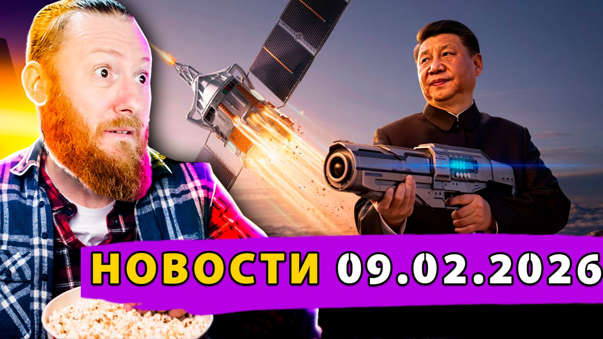 Китай жарит спутники Маска! Франция и Литва готовят блокаду? ЕС грабит русских смотреть онлайн