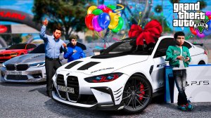 ДЕНЬ РОЖДЕНИЕ МОЕГО СЫНА! ПОДАРИЛ СЫНУ НОВУЮ BMW M4 G82 G-POWER! ДЕНЬ С СЫНОМ! РЕАЛЬНАЯ ЖИЗНЬ ГТА 5