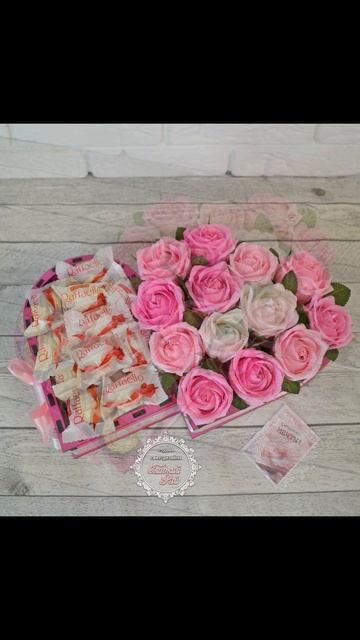 букет из конфет