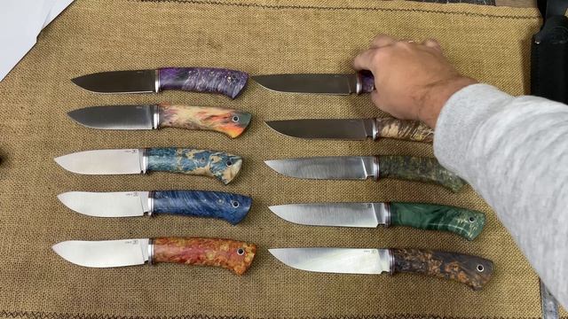 Ножи из порошковой стали QPM53 по скидке к 23 февраля!!! смотреть онлайн