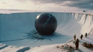 На полярную станцию вышел человек из за ледяной стены Антарктиды. 1976 год.