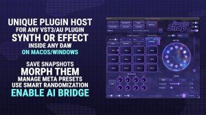 Inkie x Electric Smudge SnappySnap: Snapshots, Morphing and AI Bridge for any Plugin!