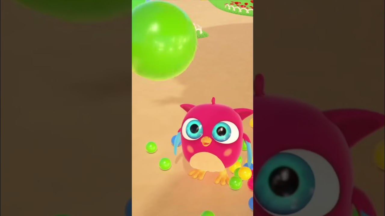 Совенок ХопХоп устроил дождь из шариков! мультик длядетей cartoon