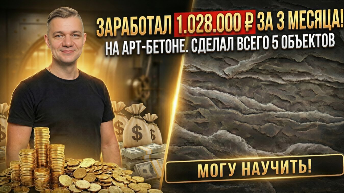 МАСТЕР КЛАСС (ОНЛАЙН КУРС) - АРТ БЕТОН СВОИМИ РУКАМИ.30 УРОКОВ ПО АРТ БЕТОНУ. СКАЛЫ, КАМНИ, ГРАНИТ. смотреть онлайн