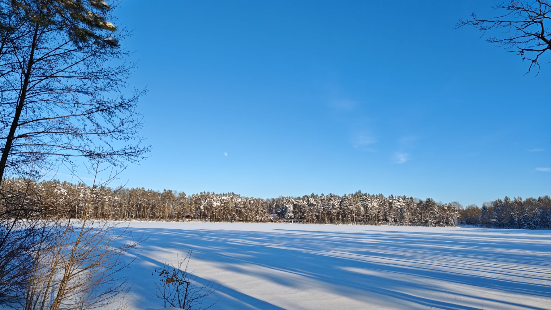 Озеро Белое зимой