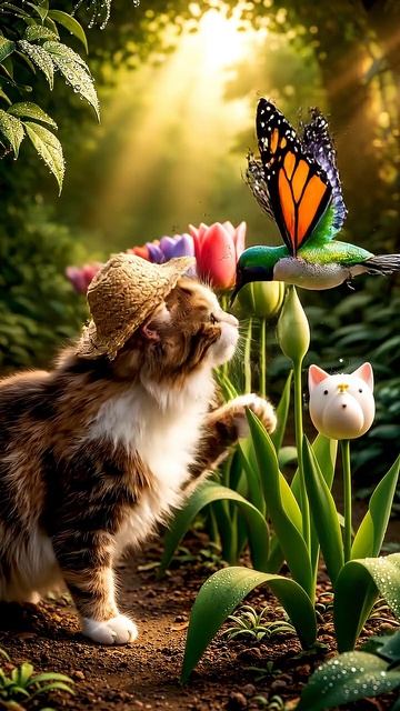 The Gardener / Садовник #shorts  #cat #cute #funny #веселыекоты #прикольныекоты #красиваякошка