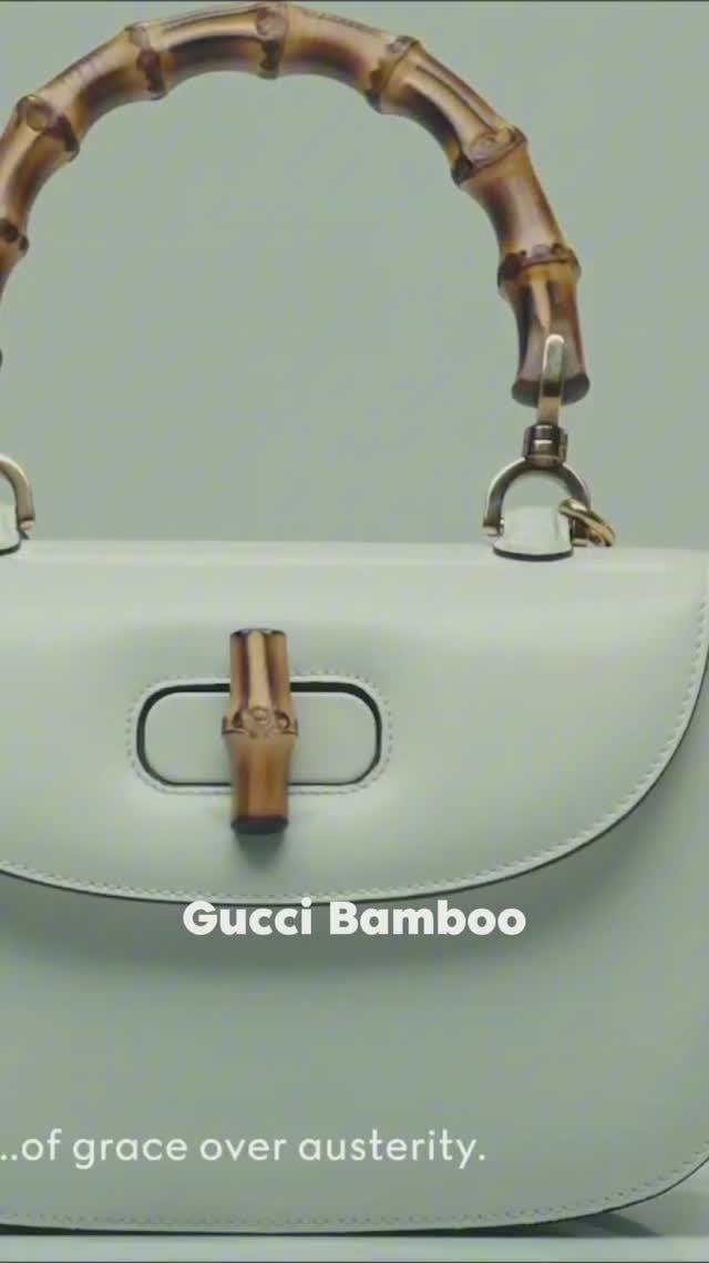 Знаковая сумка Gucci Bamboo появилась в 1947году. А в вашей коллекции есть такая?  #сумка #guccibag