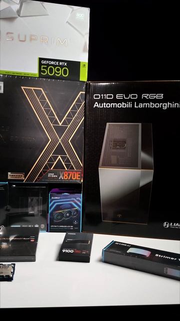 Сборка ПК 2026: RTX 5090 SUPRIM SOC в корпусе Lamborghini | MEG X870E GODLIKE — Монстр без компромис