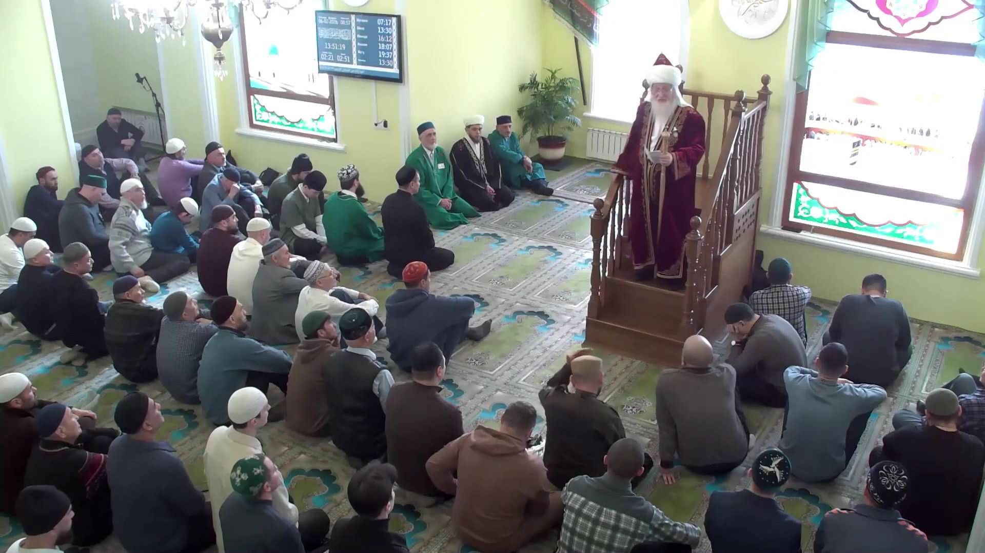 Талгат Таджуддин призвал верующих смотреть пятничный намаз на телеканале «Башкортостан 24» смотреть онлайн