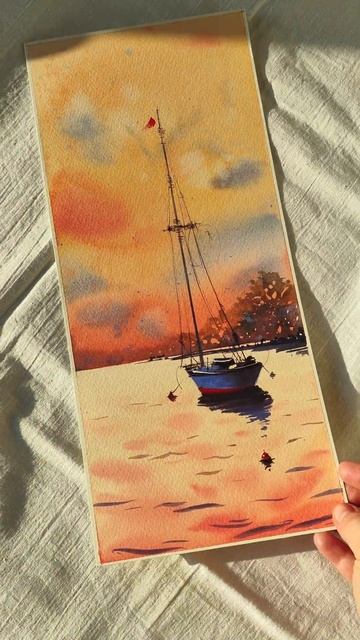 "Персиковый закат" 1 — #акварель на бумаге
В наличии: 32 x 14 x 0,1 см (без рамы) "Персиковый закат" 1 — #акварель на бумаге
В наличии: 32 x 14 x 0,1 см (без рамы)