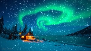 ЗИМНЯЯ ПРОСВЕТВЛЯЮЩАЯ МУЗЫКА ДЛЯ ДУШИ 🎵 ОЧЕНЬ КРАСИВАЯ УСПОКАИВАЮЩАЯ МУЗЫКА ДЛЯ СНА И СИЯНИЕ АВРОРЫ