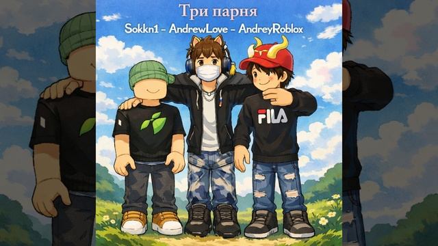 Три Парня — Sokkn1 — AndrewLove — AndreyRoblox ) Музыка Roblox