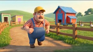 Курочка и фермер мультик про яичци курочку ферму трактора детский песни добрый мультик