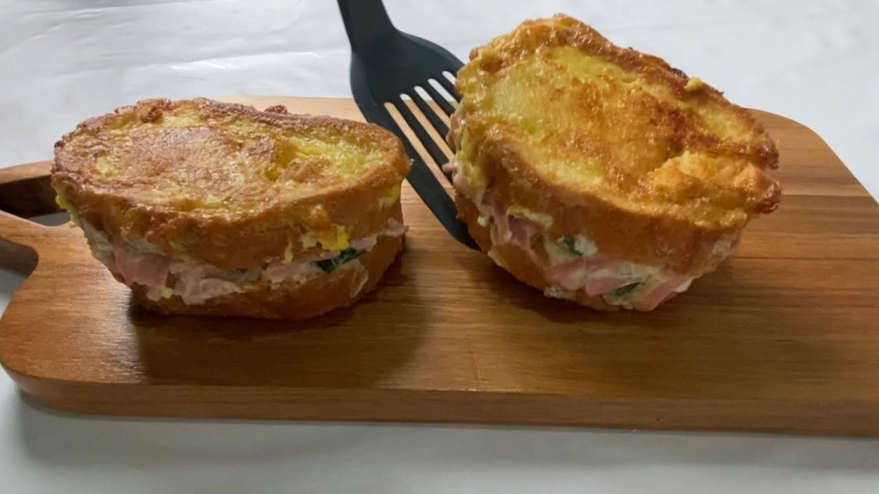 Тартины с яйцом, колбасой и сыром — вкусные и сытные