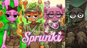 СПРУНКИ И РАСТЕНИЯ ПРОТИВ ЗОМБИ! PLANTS VS ZOMBIE ВОЙНА SPRUNKI! ЛЕГЕНДАРНАЯ КОЛЛАБОРАЦИЯ РЕАКЦИЯ