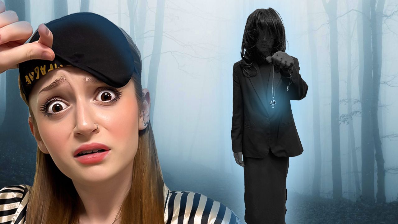 Женщина в ЧЕРНОМ преследует меня 7 НОЧЕЙ ! смотреть онлайн