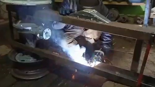 Мой новый мини трактор колея 70см (Рама)