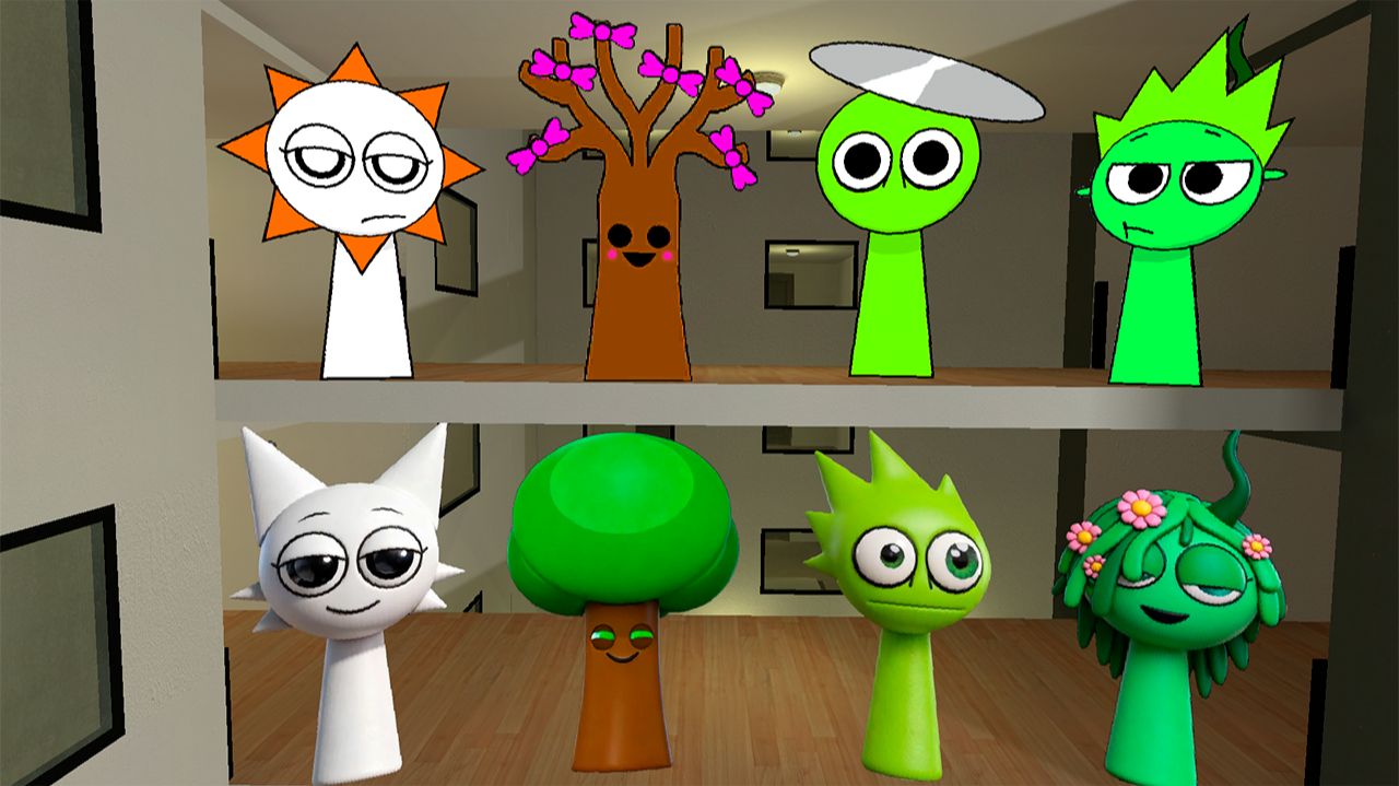 Спрунки 4К хотят вернуть Своих друзей у Спрунки Сразными Частами смотреть онлайн