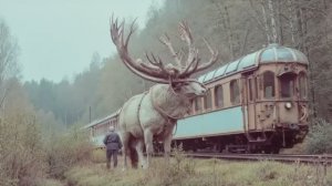 Ретрофутуризм. Путешествие на поезде. Релакс