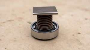 Самодельный ручной листогиб из уголка, подшипника и стержня — для гибки металла без станка