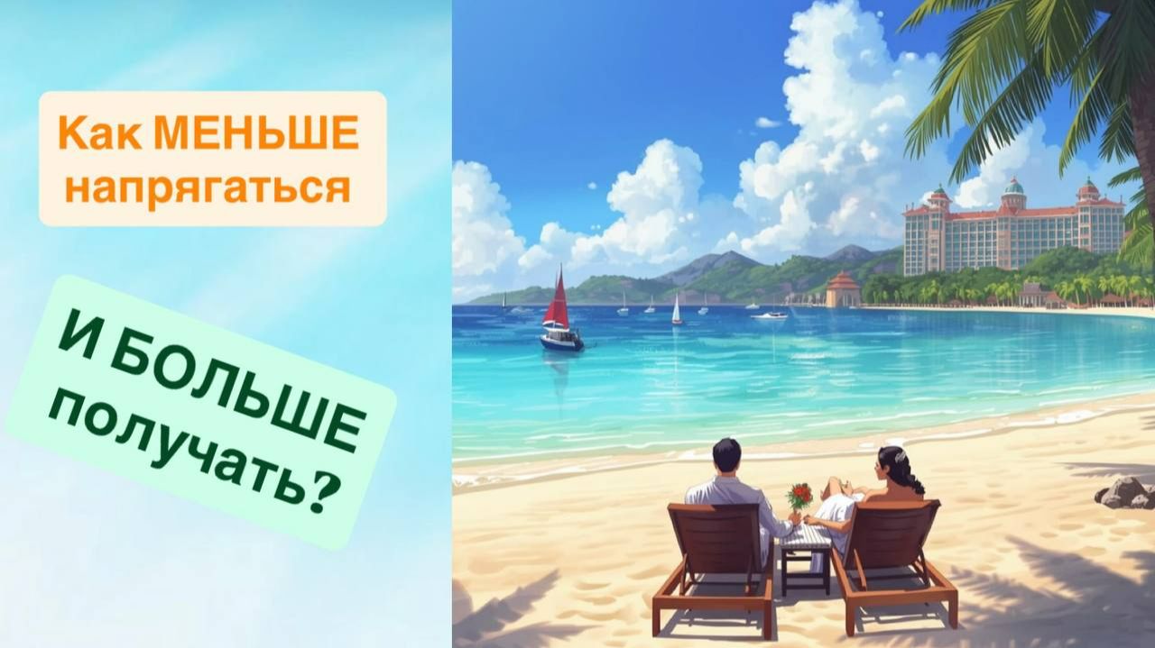 Как меньше напрягаться и больше получать?