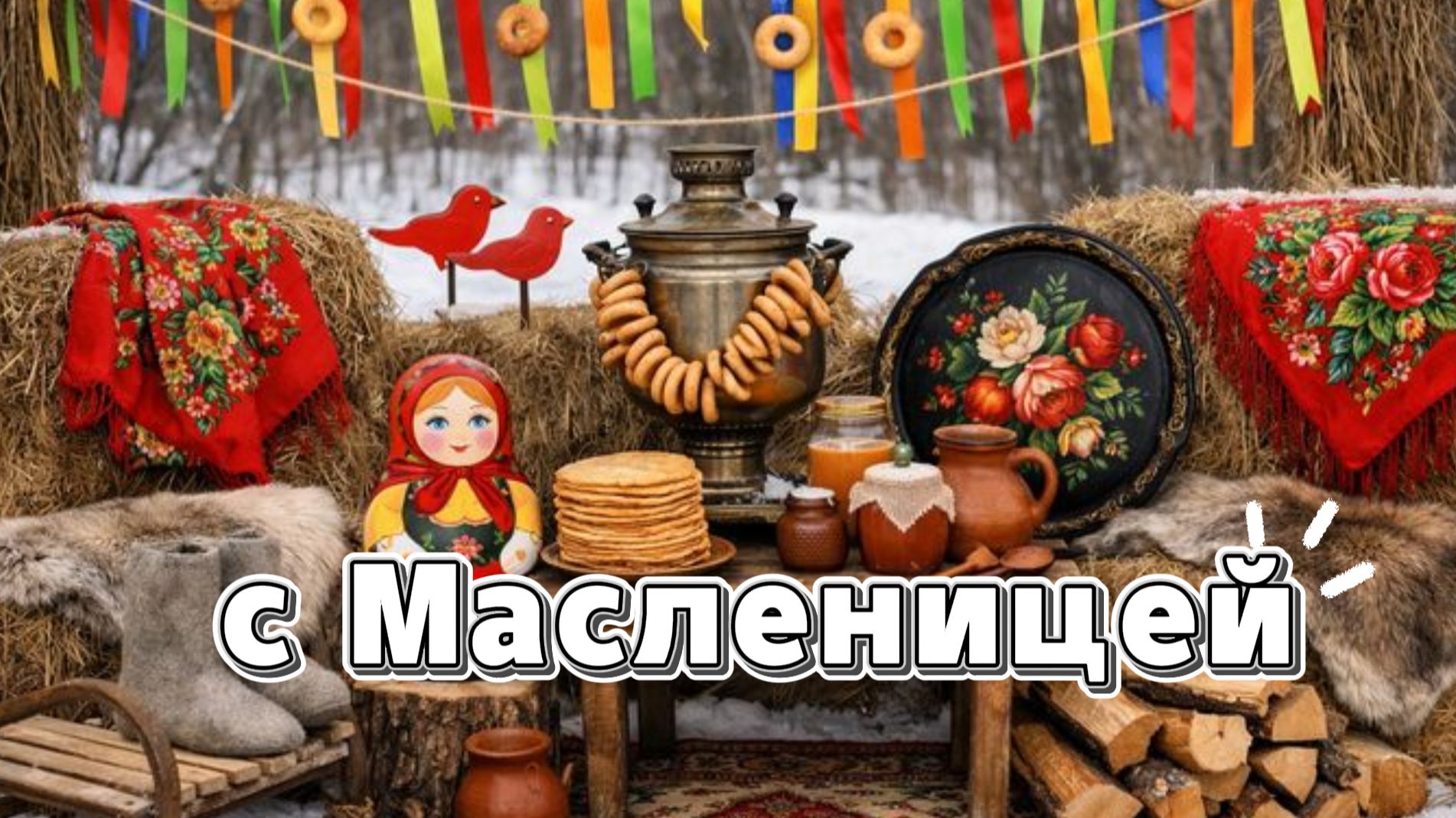Поздравление с Масленицей от души 2026 🥞✨ Поздравление с Масленицей от души 2026 🥞✨