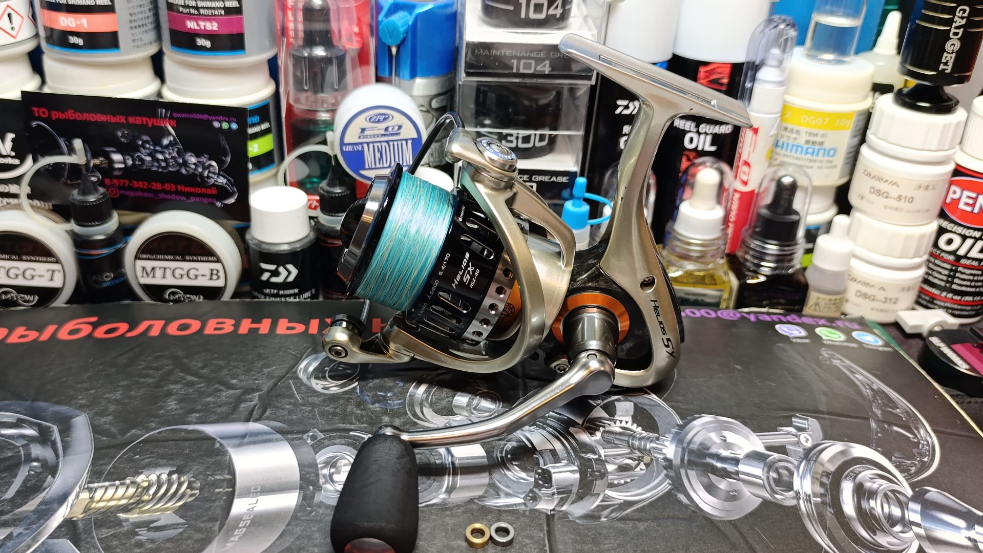 Разбор и техническое обслуживание Okuma Helios