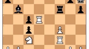 самая гениальная жертва ладьи в конце партии