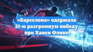 «Барселона» одержала 31-ю разгромную победу при Ханси Флике