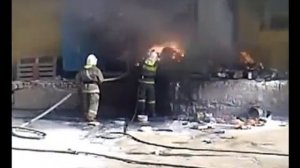 ПОЖАР НА СКЛАДЕ В ОРСКЕ 2009 ГОД.