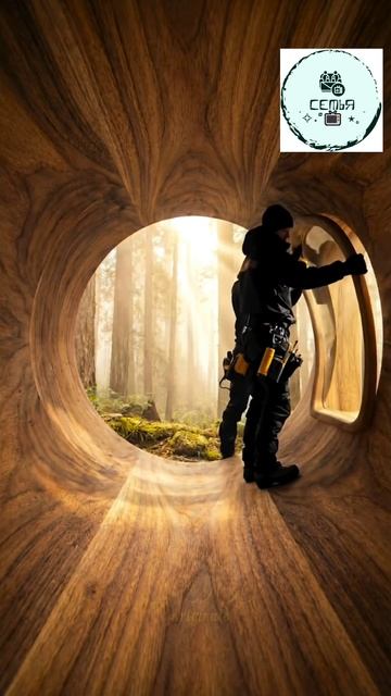 КОМНАТА В СТВОЛЕ ДЕРЕВА