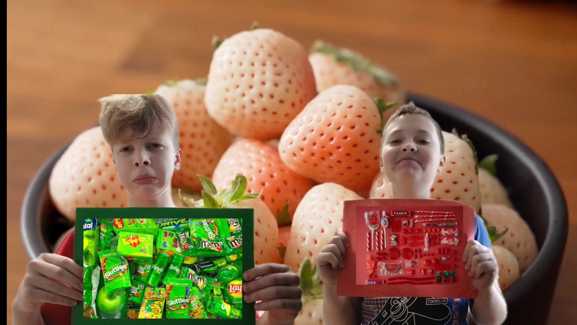 пробуем еду на цвет который нам выпал