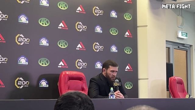 Гасанов – свободный агент, но буду рад, если он останется в ACA | Пресс-конференция Бибулатова