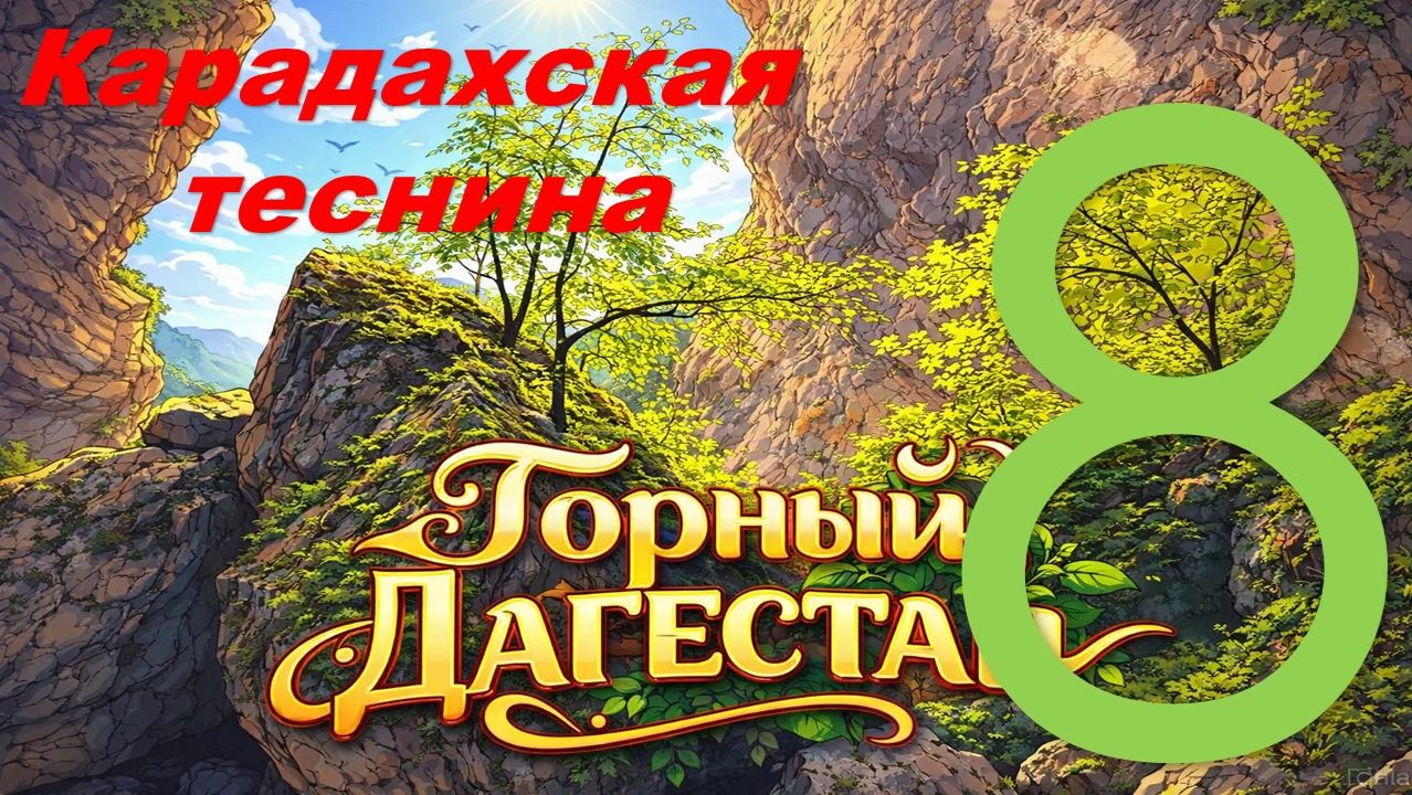 ДАГЕСТАН. КАРАДАХСКАЯ ТЕСНИНА. Часть 8.