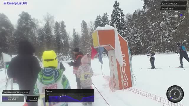 Мытищинская лыжня-2026 (ДМ 7-10 лет)_Бортовое видео