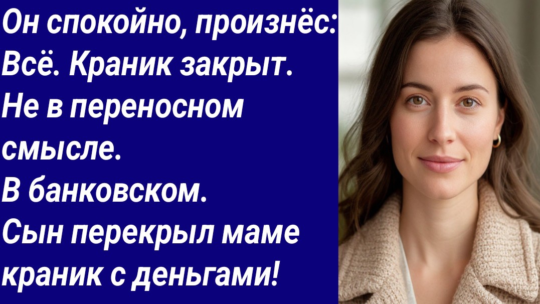 Истории со Смыслом/Он спокойно, произнёс: — Всё. Краник закрыт. Не в переносном смысле. В банковском