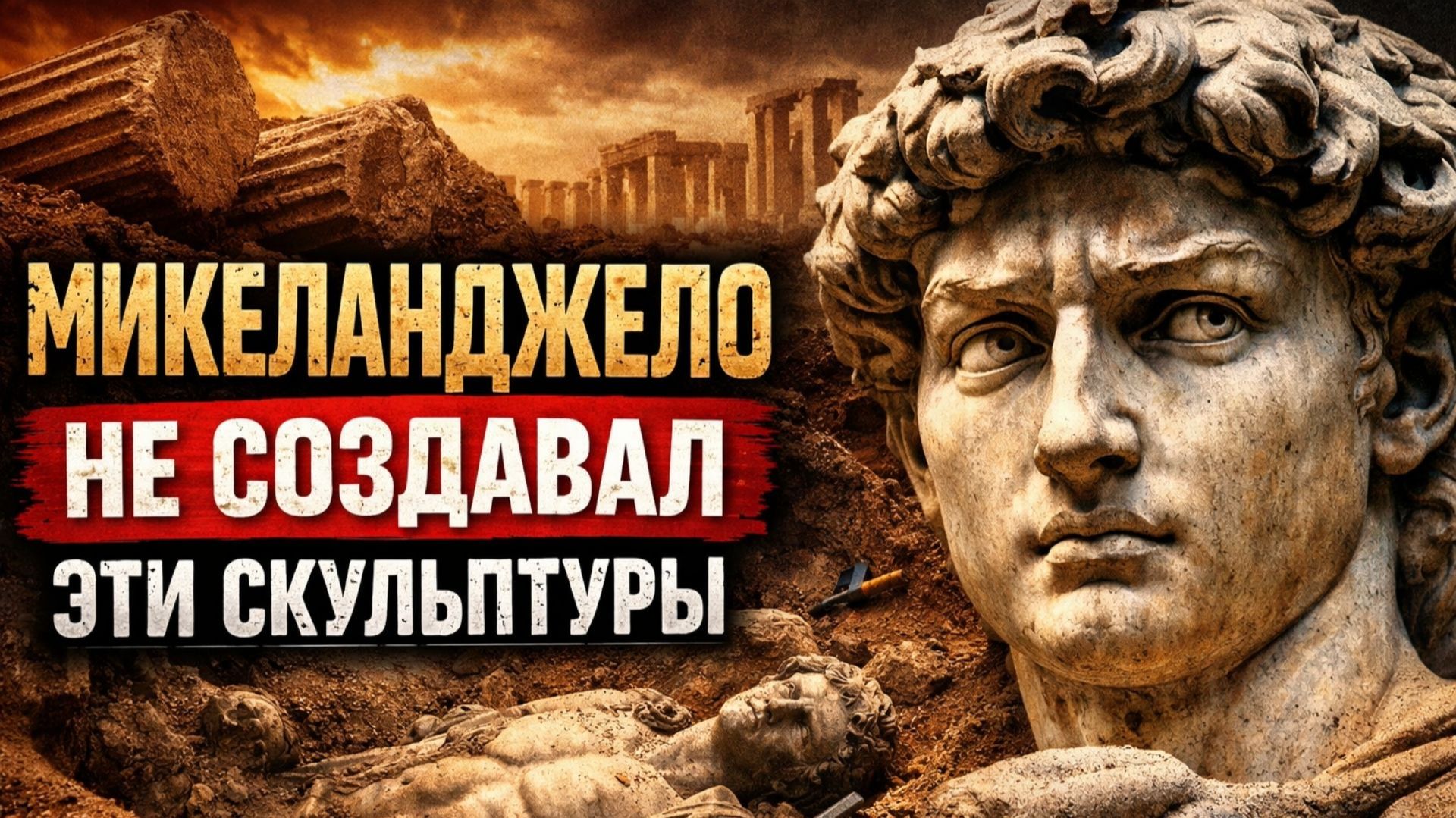 МИКЕЛАНДЖЕЛО НЕ СОЗДАВАЛ ЭТИ СКУЛЬПТУРЫ? Цивилизация которая построила Античный Мир! смотреть онлайн