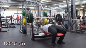 Жим лёжа в 56 лет. Разгон года. Мц5. Д1-2.