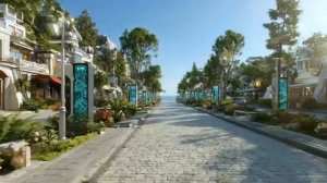 Utopian Canyon City 1H Biophilic Futuristic Boulevard Sci-Fi Ambient Sound