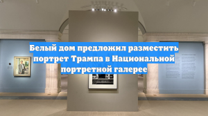 Белый дом предложил разместить портрет Трампа в Национальной портретной галерее