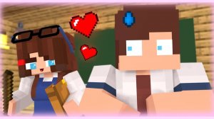 Сестра Джей Джей стала учительницей?! Майнкрафт Мультик