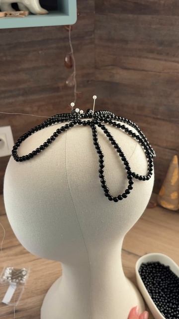 Шапочка из бусин #туториал