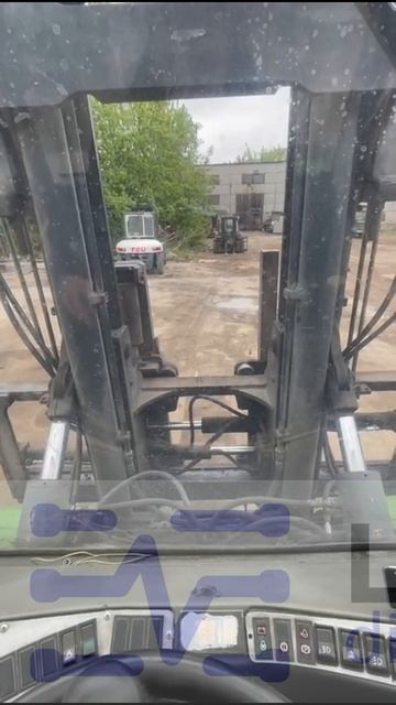 KALMAR DCE120 6. Работа двигателя. Резкий рывок при отпускании тормоза. Щелчки идут.