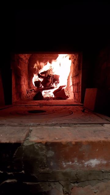 Огонь в печи