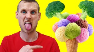 Детская веселая песенка - Ты любишь брокколи с мороженым? Видео для детей - малышей